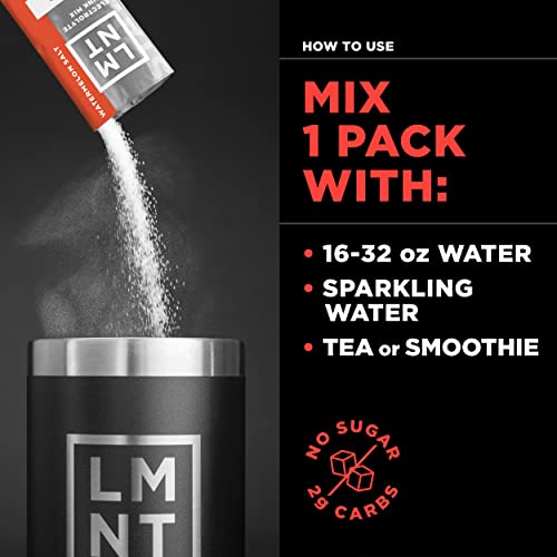 Drink LMNT Zero Sugar Electrolytes - Citrus Salt | Drink Mix | 30-Count
