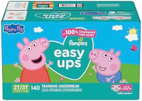Pampers Training Pants - Easy Ups Girls & Boys - Size 4T-5T, 56 Count, My Little Pony Potty Underwear (Packaging May Vary)
