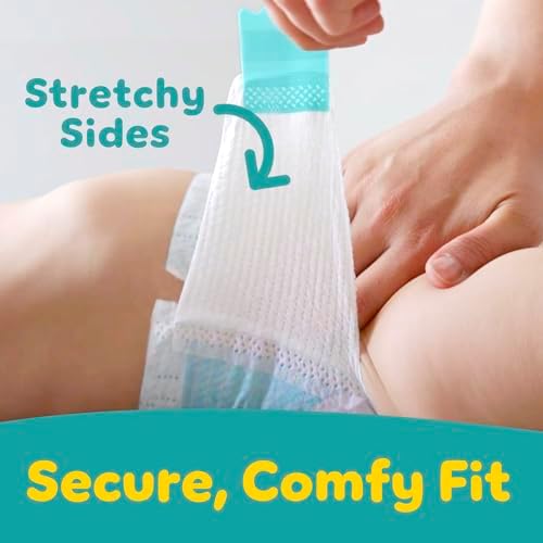 Pampers Diapers - Baby Dry - Size 1, 44 Count, Absorbent Disposable Infant Diaper (Packaging May Vary)