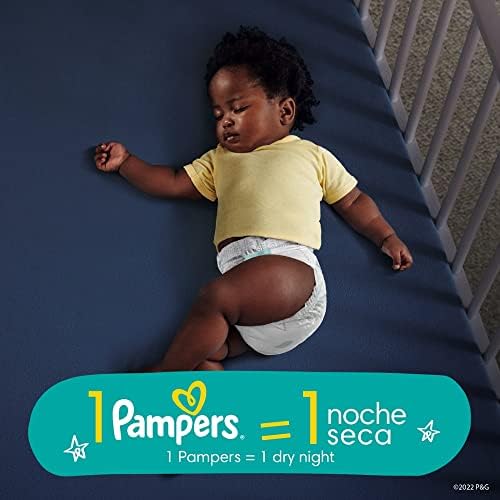 Pampers Diapers - Baby Dry - Size 1, 44 Count, Absorbent Disposable Infant Diaper (Packaging May Vary)