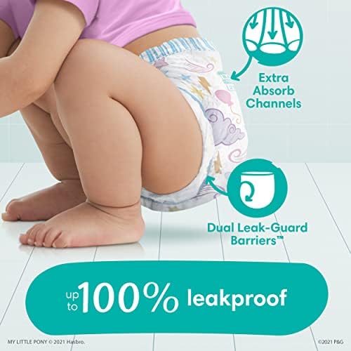Pampers Training Pants - Easy Ups Girls & Boys - Size 4T-5T, 56 Count, My Little Pony Potty Underwear (Packaging May Vary)