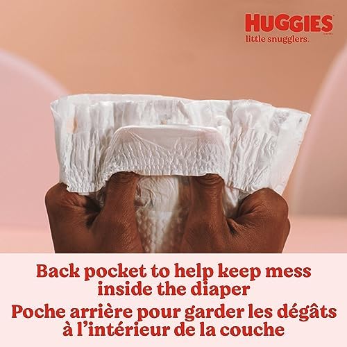 Huggies Size Newborn Diapers, Little Snugglers Baby Diapers, Size Newborn (up to 10 lbs), 31 Count, Packaging May Vary