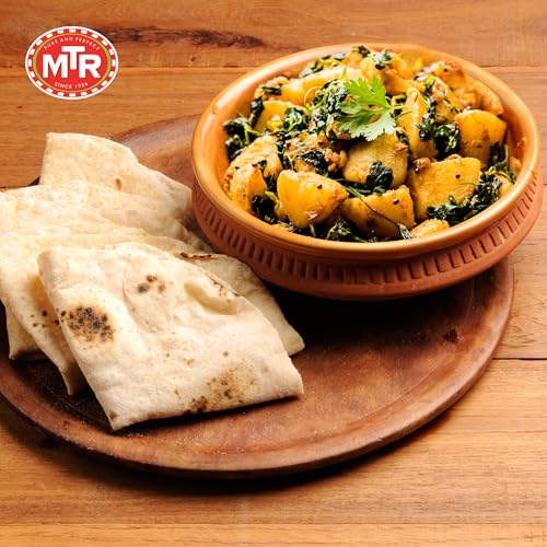 MTR - Shahi Paneer - Mild Tomato Gravy with Cottage Cheese - Authentic Indian Flavors - Flavorful, Easy, Ready-to-Eat Meal - Experience the Richness of Paneer in a Hearty Tomato Curry (Pack of 6)