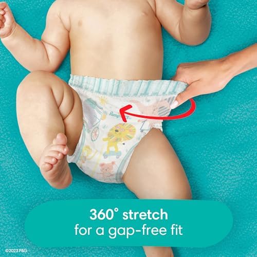 Pampers Diapers - Cruisers 360 - Size 4, 144 Count, Babyproof up to 100% Leakproof Pull-On Diaper