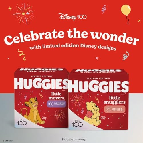 Huggies Size Newborn Diapers, Little Snugglers Baby Diapers, Size Newborn (up to 10 lbs), 31 Count, Packaging May Vary