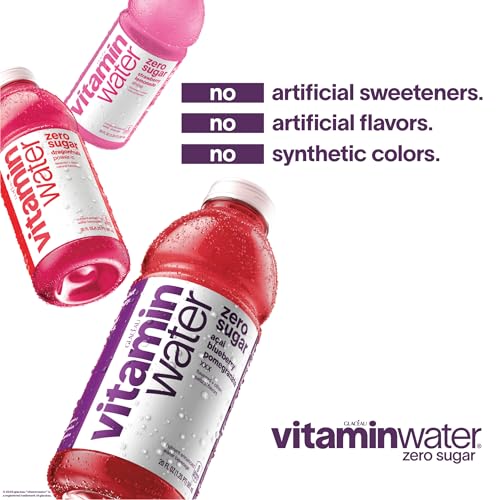 vitaminwater zero variety pack nutrient enhanced water w/ vitamins, 20 fl oz, 12 Pack