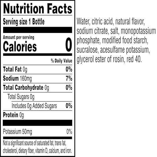 Gatorade Thirst Quencher Zero Sugar Sports Drink, Fruit Punch, 12oz Bottles, 12 Pack, Electrolytes for Rehydration