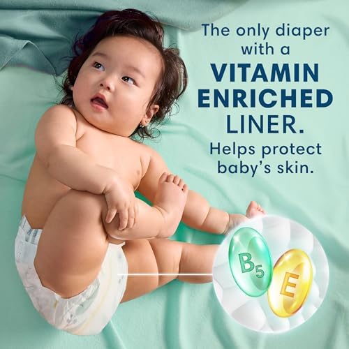 Pampers Pure Protection Baby Diapers, Size 2 (12-18 lbs), 120 Count, Up to 100% Leakproof, Premium Plant-Based Skin Protection, Hypoallergenic Soft Diapers