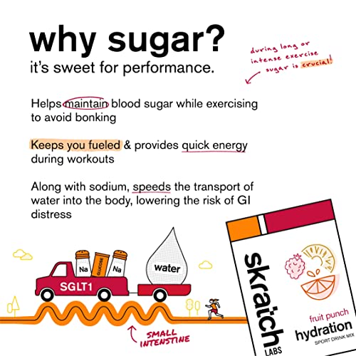 Skratch Labs Hydration Powder | Sport Drink Mix | Electrolytes Powder for Exercise, Endurance, and Performance | Lemon + Lime | 20 Servings | Non-GMO, Vegan, Kosher