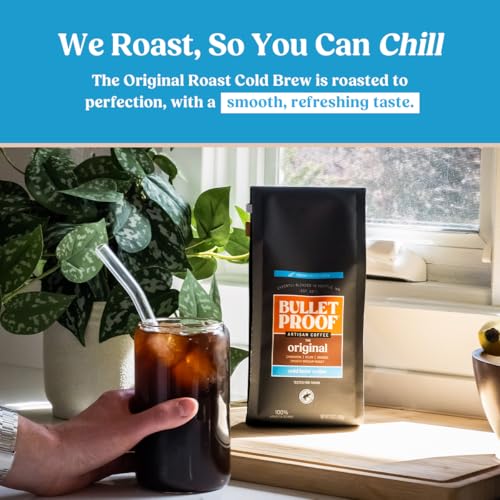 Bulletproof The Mentalist Medium-Dark Roast Ground Coffee, 12 Ounces, Clean Coffee Tested for Toxins, Packaging May Vary
