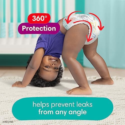 Pampers Diapers - Cruisers 360 - Size 4, 144 Count, Babyproof up to 100% Leakproof Pull-On Diaper