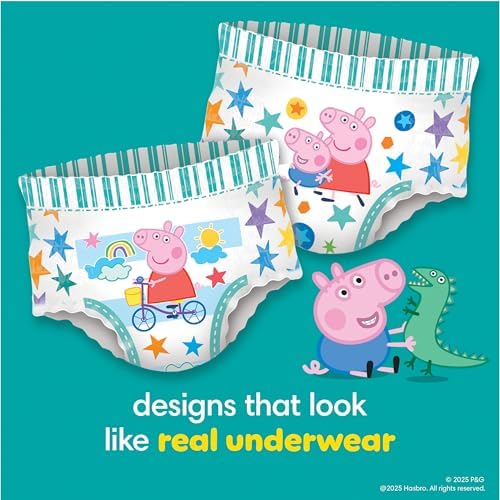 Pampers Training Pants - Easy Ups Girls & Boys - Size 4T-5T, 56 Count, My Little Pony Potty Underwear (Packaging May Vary)
