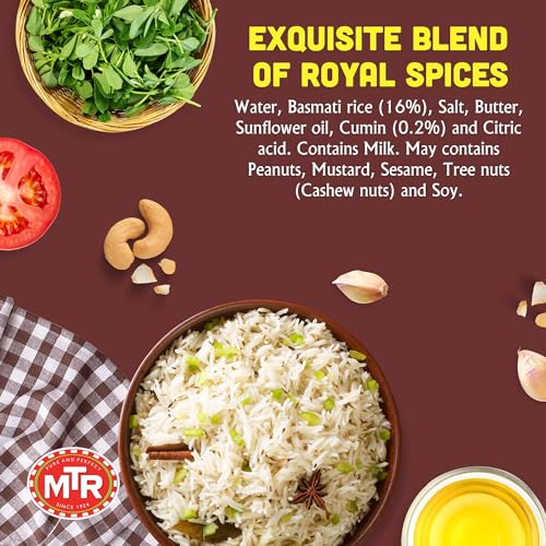 MTR - Shahi Paneer - Mild Tomato Gravy with Cottage Cheese - Authentic Indian Flavors - Flavorful, Easy, Ready-to-Eat Meal - Experience the Richness of Paneer in a Hearty Tomato Curry (Pack of 6)