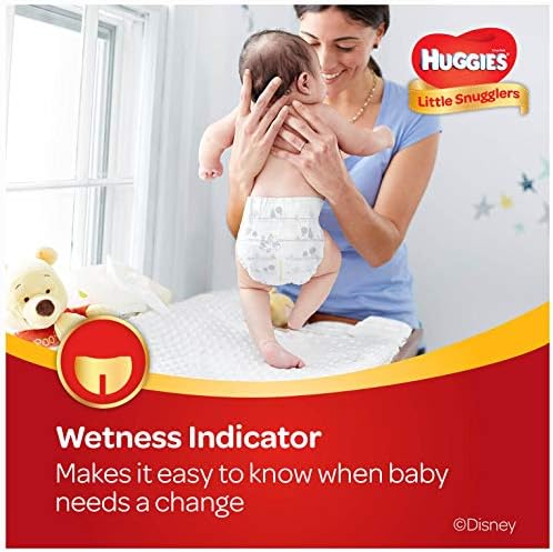 Huggies Size Newborn Diapers, Little Snugglers Baby Diapers, Size Newborn (up to 10 lbs), 31 Count, Packaging May Vary