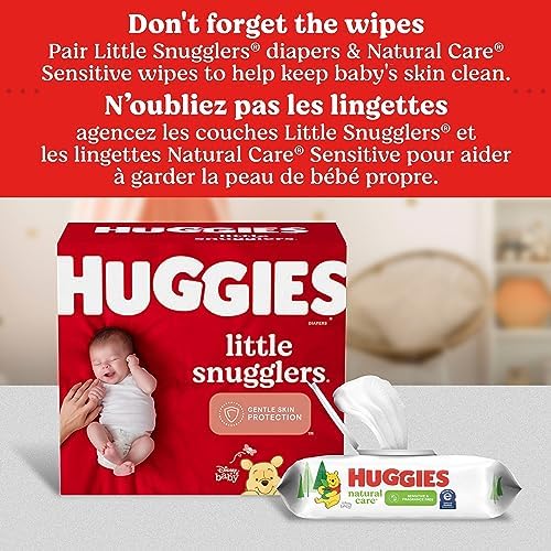 Huggies Size Newborn Diapers, Little Snugglers Baby Diapers, Size Newborn (up to 10 lbs), 31 Count, Packaging May Vary