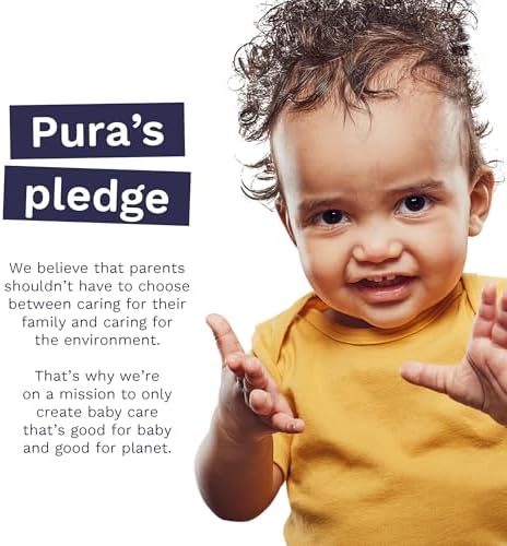 Pura Hypoallergenic Diapers, Size 1 (4-11 lbs), Newborn, Totally Chlorine Free, Wetness Indicator, Suitable for Sensitive Skin, Soft Organic Cotton Comfort, Overnight, 1 Pack of 32 Baby Diapers