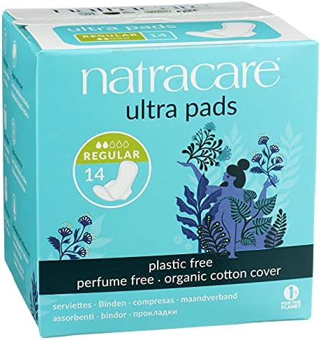 Natracare Cotton Natural Feminine Ultra Pads Regular With Wings By Natracare, 14 Ea, 14 Count