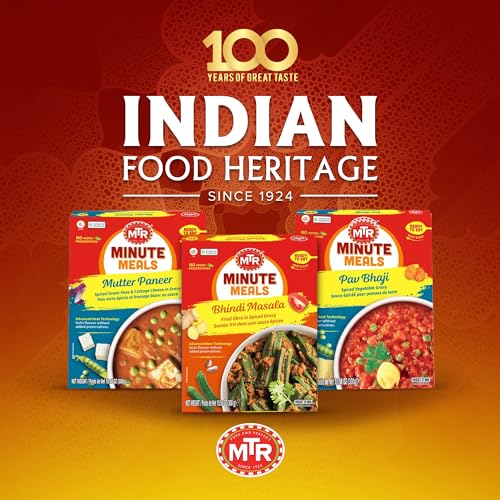 MTR - Shahi Paneer - Mild Tomato Gravy with Cottage Cheese - Authentic Indian Flavors - Flavorful, Easy, Ready-to-Eat Meal - Experience the Richness of Paneer in a Hearty Tomato Curry (Pack of 6)