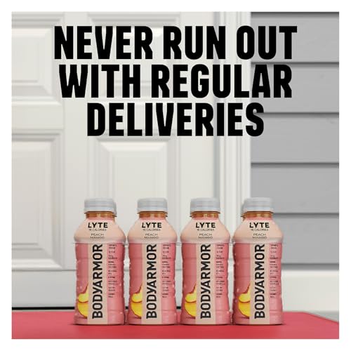 BODYARMOR Sports Drink Sports Beverage, Blue Raspberry, Natural Flavors With Vitamins, Potassium-Packed Electrolytes, No Preservatives, Perfect For Athletes, 12 ounce (Pack of 8)
