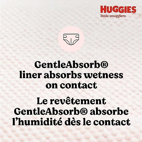 Huggies Size Newborn Diapers, Little Snugglers Baby Diapers, Size Newborn (up to 10 lbs), 31 Count, Packaging May Vary