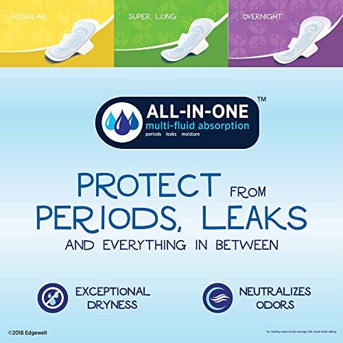 Stayfree Maxi Pads for Women, Super - 66 Count