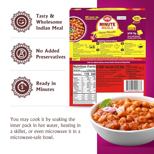 MTR - Shahi Paneer - Mild Tomato Gravy with Cottage Cheese - Authentic Indian Flavors - Flavorful, Easy, Ready-to-Eat Meal - Experience the Richness of Paneer in a Hearty Tomato Curry (Pack of 6)