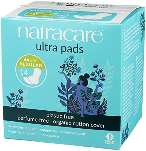 Natracare Cotton Natural Feminine Ultra Pads Regular With Wings By Natracare, 14 Ea, 14 Count