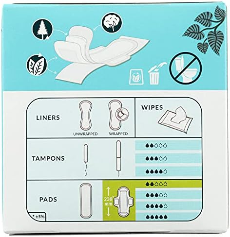 Natracare Cotton Natural Feminine Ultra Pads Regular With Wings By Natracare, 14 Ea, 14 Count