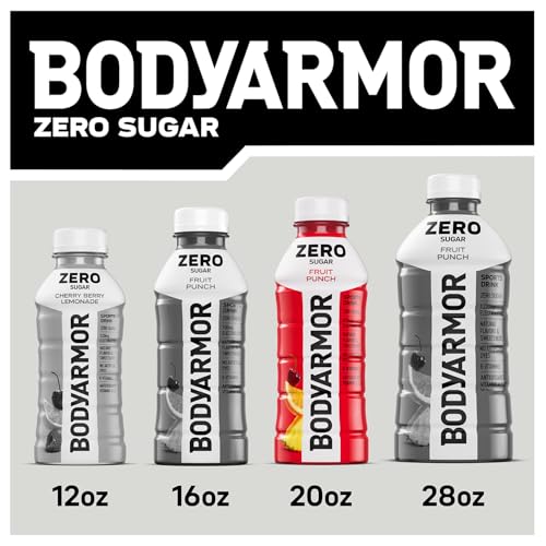 BODYARMOR LYTE Sports Drink Low-Calorie Sports Beverage, Peach Mango, Coconut Water Hydration, Natural Flavors With Vitamins, Potassium-Packed Electrolytes, Perfect For Athletes, 12 Fl Oz (Pack of 8)