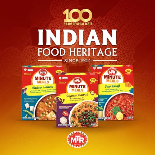 MTR - Shahi Paneer - Mild Tomato Gravy with Cottage Cheese - Authentic Indian Flavors - Flavorful, Easy, Ready-to-Eat Meal - Experience the Richness of Paneer in a Hearty Tomato Curry (Pack of 6)