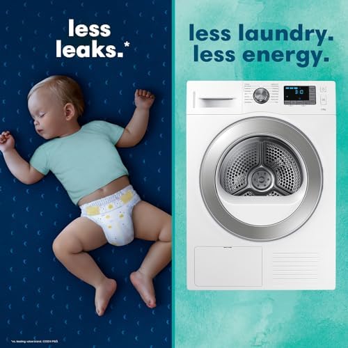 Pampers Pure Protection Baby Diapers, Size 1 (8-14 lbs), 82 Count, Up to 100% Leakproof, Premium Plant-based Skin Protection, Hypoallergenic Soft Diapers