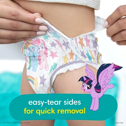 Pampers Training Pants - Easy Ups Girls & Boys - Size 4T-5T, 56 Count, My Little Pony Potty Underwear (Packaging May Vary)