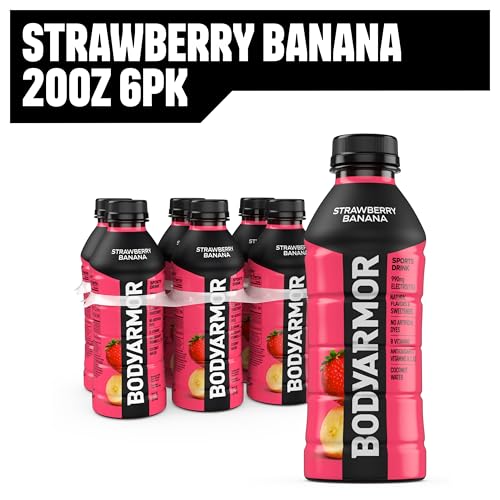 BODYARMOR Sports Drink Sports Beverage, Blue Raspberry, Natural Flavors With Vitamins, Potassium-Packed Electrolytes, No Preservatives, Perfect For Athletes, 12 ounce (Pack of 8)