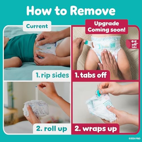 Pampers Diapers - Cruisers 360 - Size 4, 144 Count, Babyproof up to 100% Leakproof Pull-On Diaper