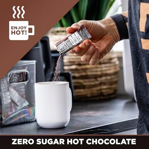 Drink LMNT Zero Sugar Hot Chocolate or Coffee Mixer - Chocolate Salt | Drink Mix | 30-Count