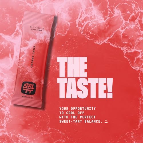 Keto Chow SALTT Electrolytes Powder Packets, Booyah Berry (30 Hydration Packets) - Magnesium, Potassium, Sodium, Trace Minerals - Vegan, Sugar Free, Gluten Free - Travel Essentials - Made in USA