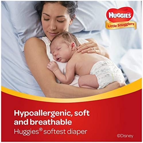 Huggies Size Newborn Diapers, Little Snugglers Baby Diapers, Size Newborn (up to 10 lbs), 31 Count, Packaging May Vary