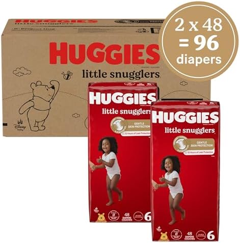 Huggies Size Newborn Diapers, Little Snugglers Baby Diapers, Size Newborn (up to 10 lbs), 31 Count, Packaging May Vary