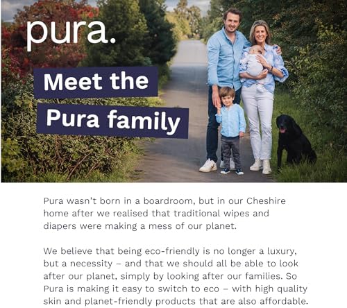 Pura Hypoallergenic Diapers, Size 1 (4-11 lbs), Newborn, Totally Chlorine Free, Wetness Indicator, Suitable for Sensitive Skin, Soft Organic Cotton Comfort, Overnight, 1 Pack of 32 Baby Diapers