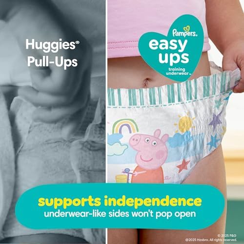 Pampers Training Pants - Easy Ups Girls & Boys - Size 4T-5T, 56 Count, My Little Pony Potty Underwear (Packaging May Vary)