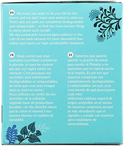 Natracare Cotton Natural Feminine Ultra Pads Regular With Wings By Natracare, 14 Ea, 14 Count