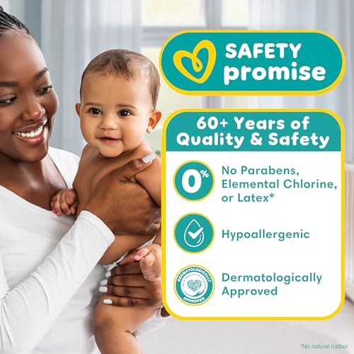 Pampers Diapers - Baby Dry - Size 1, 44 Count, Absorbent Disposable Infant Diaper (Packaging May Vary)