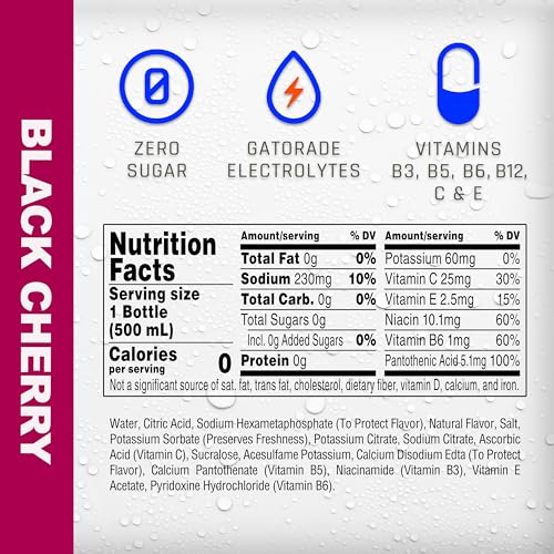 Propel Electrolyte Enhanced Water Sports Drink, Grape Flavored Water, Zero Calorie & Zero Sugar Hydration with Electrolytes and Vitamins C & E, 16.9 fl oz Bottles (12 Pack)
