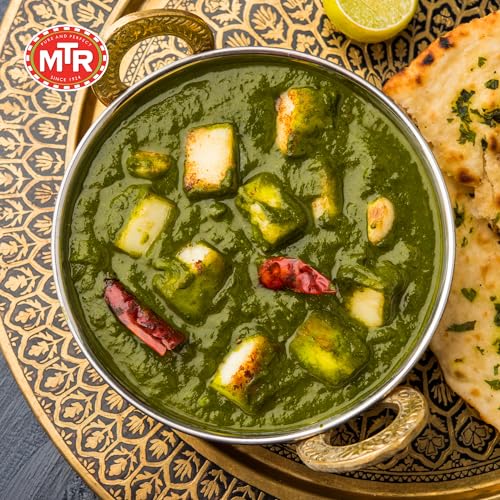 MTR - Shahi Paneer - Mild Tomato Gravy with Cottage Cheese - Authentic Indian Flavors - Flavorful, Easy, Ready-to-Eat Meal - Experience the Richness of Paneer in a Hearty Tomato Curry (Pack of 6)