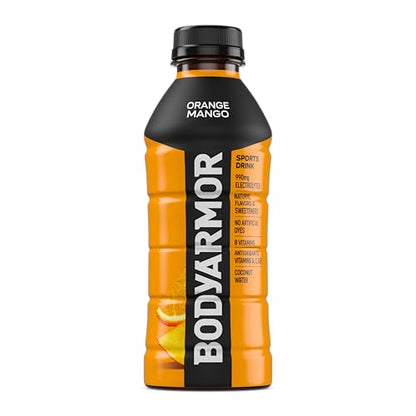 BODYARMOR Sports Drink Sports Beverage, Blue Raspberry, Natural Flavors With Vitamins, Potassium-Packed Electrolytes, No Preservatives, Perfect For Athletes, 12 ounce (Pack of 8)