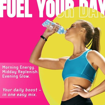 Electrolyte Powder Packets, Protein Powder with 10g Protein &amp; Collagen - Hydration Packets - Zero Sugar, NO Fillers, NO Carbs | Variety Pack | 40 Calories | Keto &amp; Paleo | Pack of 24