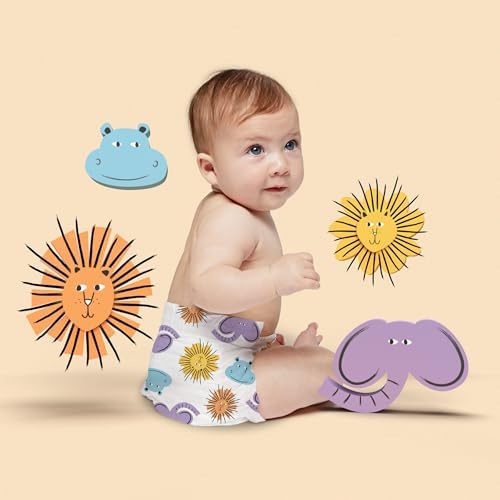 Hello Bello Premium Baby Diapers Size Newborn, 32 Count of Disposable, Extra-Absorbent, Hypoallergenic Baby Diapers with Snug and Comfort Fit, Alphabet Soup