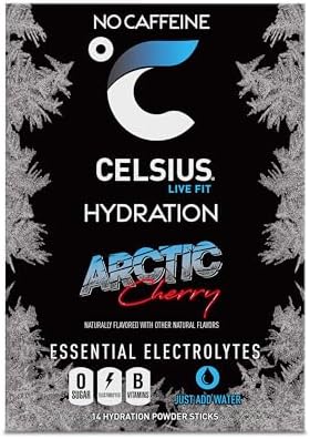 CELSIUS Hydration™ Lemon Lime, Sugar Free Electrolyte Hydration Drink Mix (Pack of 14)