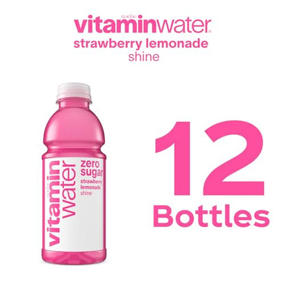 vitaminwater zero variety pack nutrient enhanced water w/ vitamins, 20 fl oz, 12 Pack