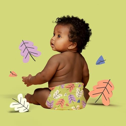 Hello Bello Premium Diapers Size 2, Happy Camper &amp; Live Leaf Love Designs, 74ct Club Box